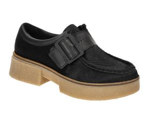 Clarks LINSOS MONK 26178678 4 schwarz - elegante Slipper für Damen - Größe 42