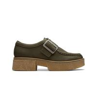 Clarks LINSOS MONK 26178679 4 dunkel-grün - elegante Slipper für Damen - Größe 40