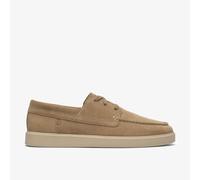 Clarks - Lockford Boat Dark Sand Suede - Beige 43