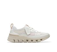 Clarks Low Sneaker Nature X Cove, Größe:7, Farbauswahl:weiß