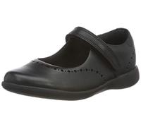 Clarks Mädchen Geschlossene Ballerinas, Schwarz (Black Leather), 28.5 EU