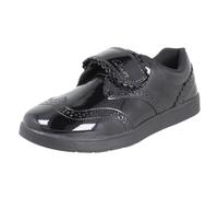 Clarks Mädchen Geschlossene Schulschuhe Disco Skip, Schwarz , 10 UK Child
