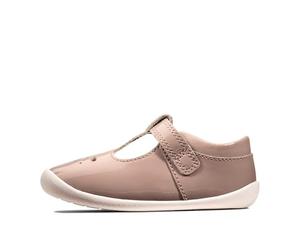 Clarks Mädchen Roamer Star T Niedrige Hausschuhe, Pinkes Patent, 20 EU Weit