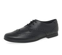 Clarks Mädchen Scala Lace Y Derbys, Schwarz Black Leather, 37.5 EU