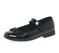 Clarks Mädchen Scala Tap T Geschlossene Sandalenn, Schwarz Black Pat Black Pat, 24 EU