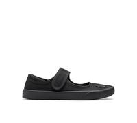 Clarks Mädchen Uniform-Schuh Slipper, Schwarz (Black Leather), 27.5 EU