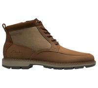 Clarks Maplewalk Rise Chukka Boot für Herren, Dunkelbraun Lea, Größe 42, Dark Tan Lea, 43 EU