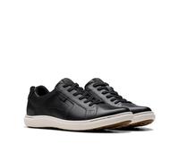 Clarks - - Mapstone Schnürschuhe für Herren, Kolorit Black Leather, Größe: 45 EU Weit