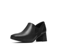 Clarks Marriann Pure Damen-Pumps, Schwarzes Kombi-Leder, 40.5 EU Large