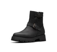 Clarks Damen Ledwick Haley Mode-Stiefel, Black Oily Lea, 40.5 EU