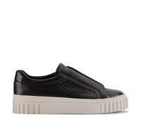 Clarks Damen Mayhill Bay Zapatillas, Black Leather, 37.5 EU