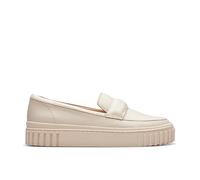 Clarks Mayhill Cove Cream Leather, cremefarben, 38 EU