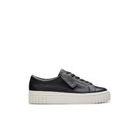 Clarks Unisex Mayhill Walk Shoes, Black Leather, 35.5 EU