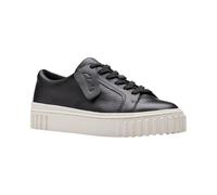 Clarks Damen Mayhill Walk Sneaker, Black Leather, 37.5 EU