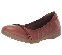 Clarks Damen Meadow Rae Ballerinas, Hellbraunes Leder, 41.5 EU