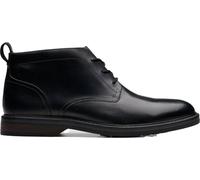 Clarks Men's Aldwin Chukka Boot, Schwarz Leder, 39 EU