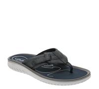 Clarks Men's Athleisure Sandal, Marineblaues Leder, 45 EU