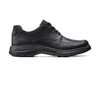 CLARKS - Mens Casual - Clarks Un Brawley Lace Black Leather - Standard - 8 UK - Black