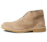 Clarks Men's Derby, Sandfarbenes Wildleder, 46 EU