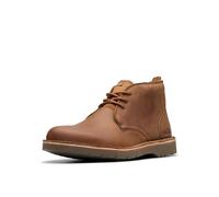 Clarks Men's Eastridge Mid Chukka Boot, Light Brow, 42 EU