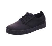 Clarks Premium Herren Streethilllace, Schwarzes Leder, 45 EU