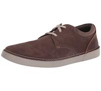Clarks Herren Gereld Lace Sneaker, Braungrau - Taupe Suede, 41 EU