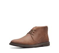 Clarks Men's Malwood Top Chukka Boot, Cola Veloursleder, 47 EU