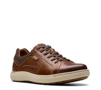 Clarks Mapstone Lace Sneaker für Herren, Hellbraunes Leder, 43 EU