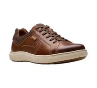 Clarks Mapstone Lace Sneaker für Herren, Hellbraunes Leder, 43 EU