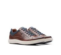 Clarks Originals Schnürschuhe Mapstone – Herren, Leder, Mahagoni, Größe 39 EU