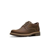 Clarks Men's Morris Low Ap Wallet, Brown, Leather, Bi-Fold, Casual, 6 Pockets, Open Top, Cowhide Leather, Bienenwachs-Leder, 45 EU