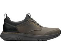 Clarks Men's Motion Trek Ez Sneaker, graues Leder, 42 EU