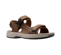 Clarks Men's Saltway Edge Sandal, Hellbraunes Leder, 45 EU