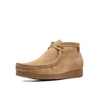 Clarks Men's Shacre Boot Ankle, Dark Sand Suede, 9.5 Wide