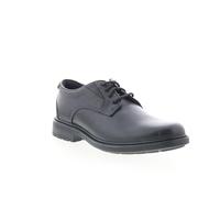 Clarks Men's Un Shire Low Oxford, Schwarz Leder, 47 EU