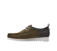 Clarks Men's Wallabee Future Lo Oxford, Olivgrüne Kombi, 47 EU