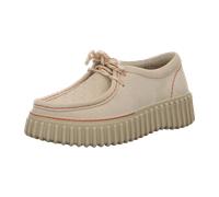 Clarks Mokassins Schnürer für Damen, beige, Größe 38 ½ EU