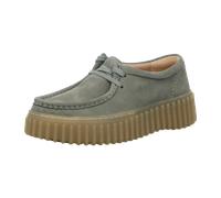 Clarks Mokassins Schnürer für Damen, oliv, Größe 35 EU