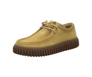 Clarks Mokassins Schnürer für Herren, gelb, Größe 41 EU / 7 UK