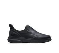 CLARKS Mullan Easy Mens Black Leather, 12