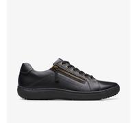 Clarks Damen Nalle Lace Sneaker, Schwarz, 37 EU