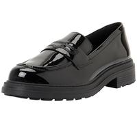 Slipper CLARKS "Orinoco3 Edge", Damen, Gr. 41, schwarz, Leder, Gummi, klassisch, Schuhe, aus hochwertigem, schwarzem Lackleder (10242623-41) schwarz