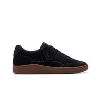 Sneaker CLARKS "CraftRally Ace", Herren, Gr. 46, schwarz, Schuhe Sneaker, mit Retro-Tennissilhouette (69912030-46) schwarz