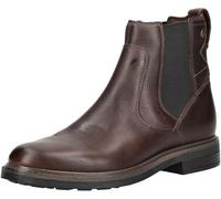 Stiefelette CLARKS "Clarks Stiefelette Leder/Textil", Herren, Gr. 42, braun, Leder, Textil, Schuhe Stiefelette (27113715-42) braun