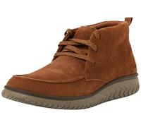 Clarks Premium RelaxLite Moc Chukka Boot für Herren, Cola Wildleder, Größe 42, Cola Suede, 42 2/3 EU