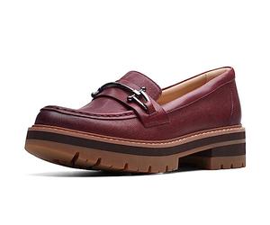 Clarks Orianna Bit Womens Loafers 37 EU Burgund
