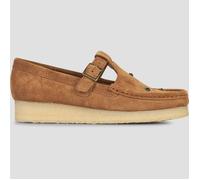 Clarks Originals Damenschuhe WALLABEE T BAR in Braun 38