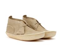 Clarks Originals Desert Rain Herren Stiefel Aus Veloursleder In Beige EU 43 / UK 9