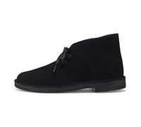 Clarks ORIGINALS Desert Stiefel für Herren, Wildleder, Leder, Schwarz