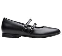 Clarks Originals Unisex Finja Bar Y. Shoe, Black Leather, 37 EU
